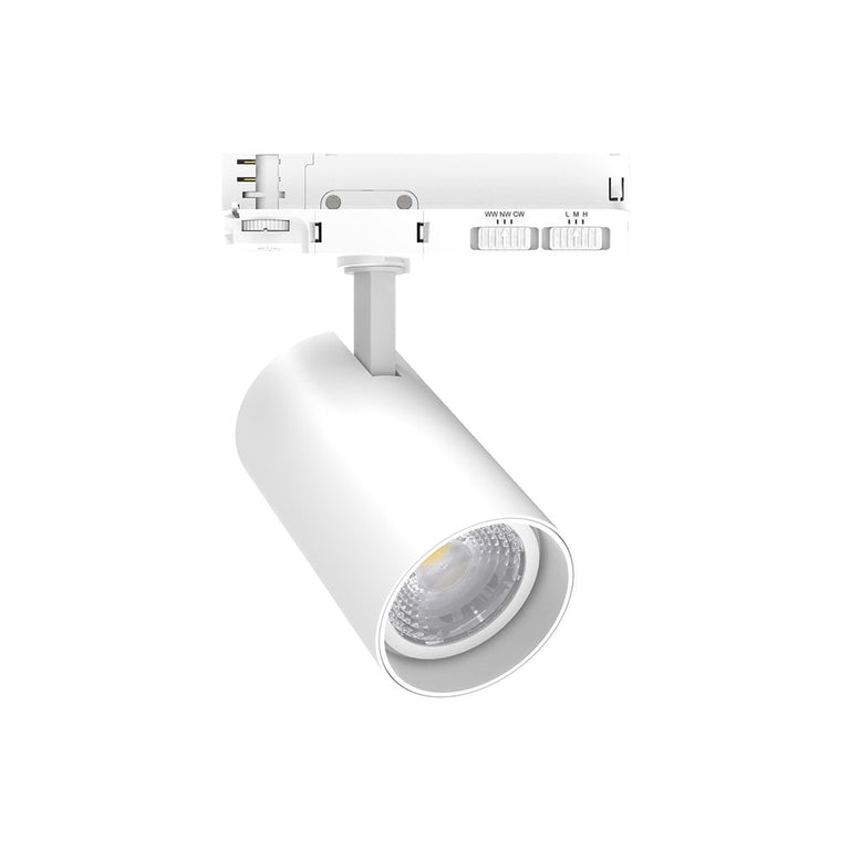 Three Circuit 40W Dimmable LED Track Light White / Tri-Colour - TH41-WHTC40C023P