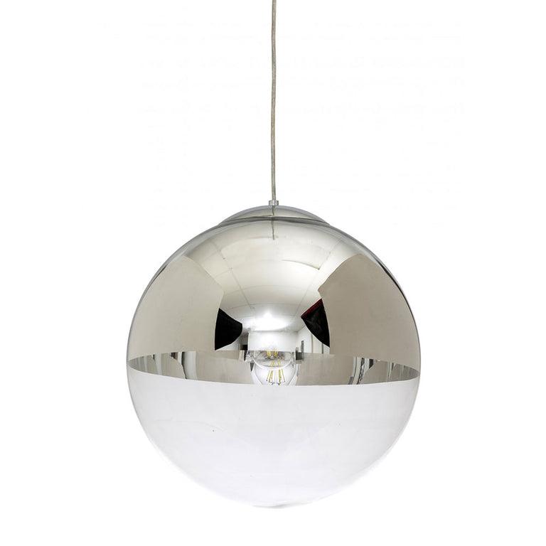 Replica Tom Dixon Mirror Ball Chrome Glass Pendant Large - TICANO-40 CH