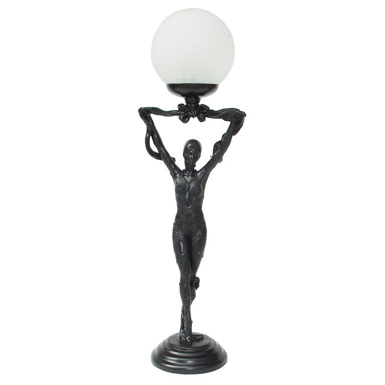 Art Deco Table Lamp Black - TL-05E-BK