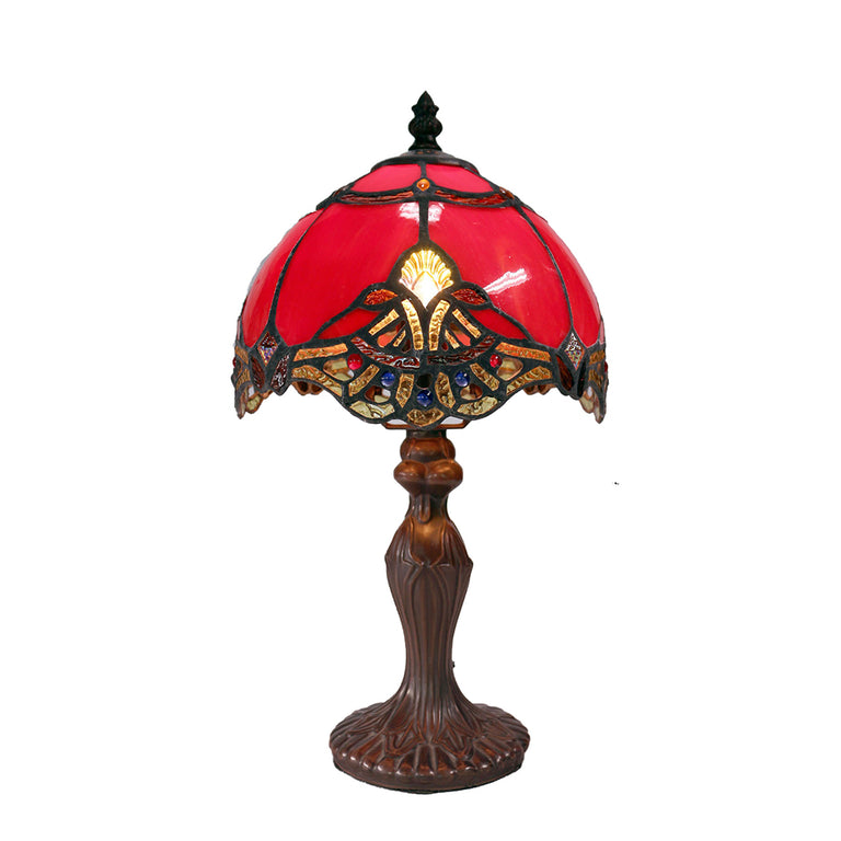 Benita Tiffany Table Lamp Red - TL-081072R-311S