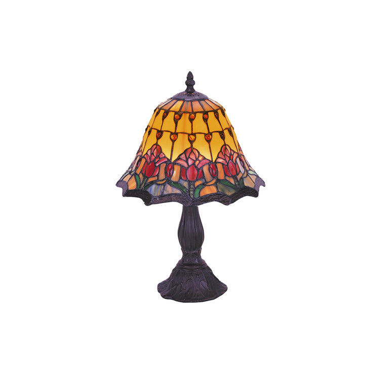 Red Tulip Tiffany Table Lamp Small - TL-10235-305