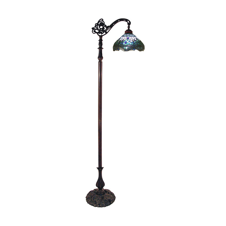 Dragonfly Tiffany Floor Lamp Blue - TL-102793-FLKG