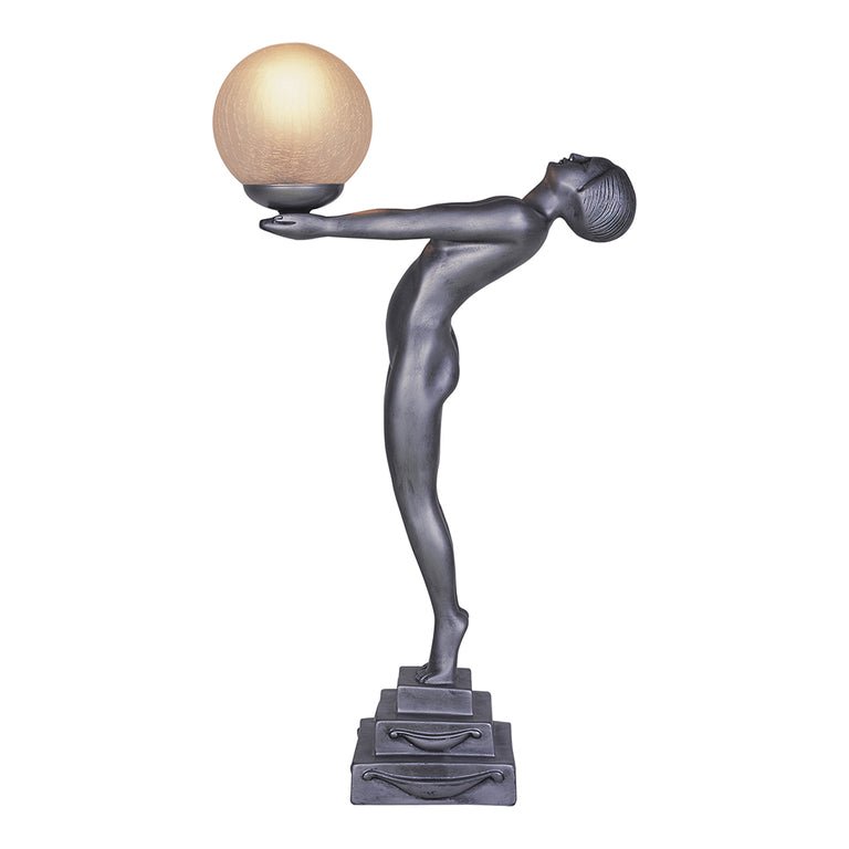 Art Deco Table Lamp Silver - TL-5J