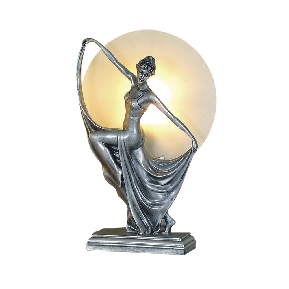 Art Deco Table Lamp Silver - TL-6U