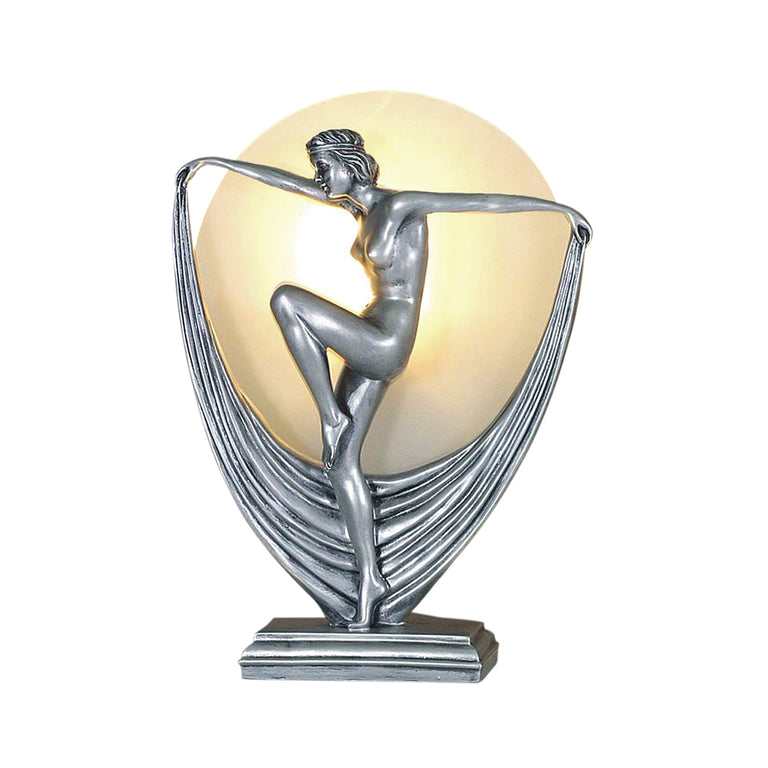 Art Deco Table Lamp Silver - TL-6Z