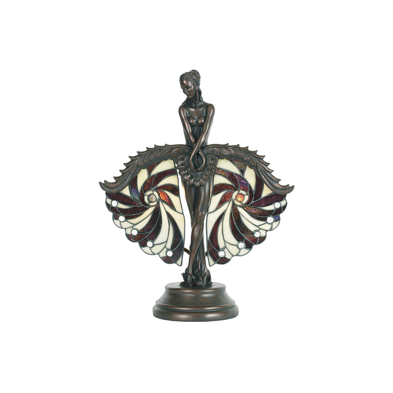 Art Deco Showgirl Tiffany Table Lamp - TL-72001