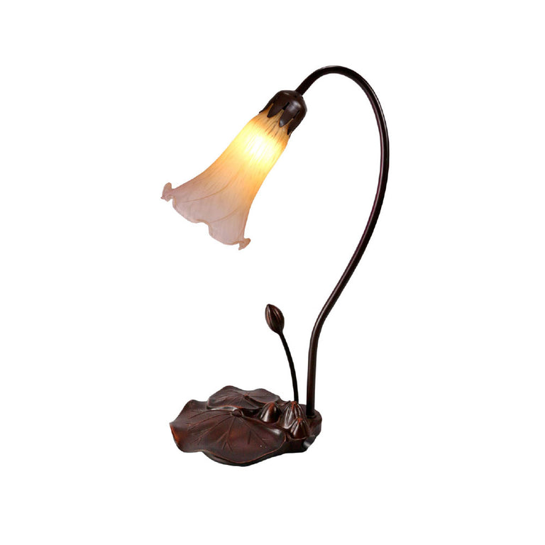 Tiffany Single Lily Table Lamp Pink - TLA1-001-PK