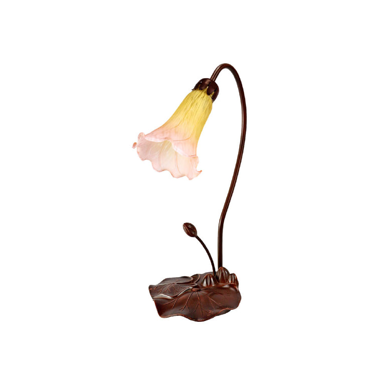 Tiffany Single Lily Table Lamp Sunshine - Blush - TLA1-001-SU