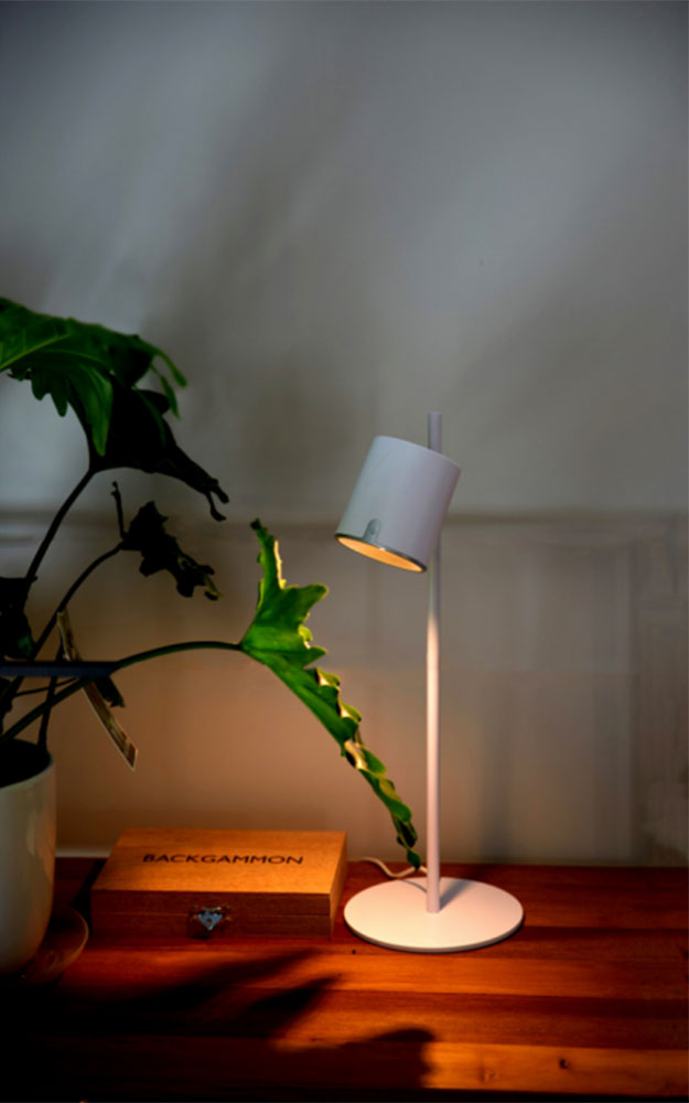 Arlo 5W Dimmable LED Desk Lamp White / Warm White - TLED36-WH