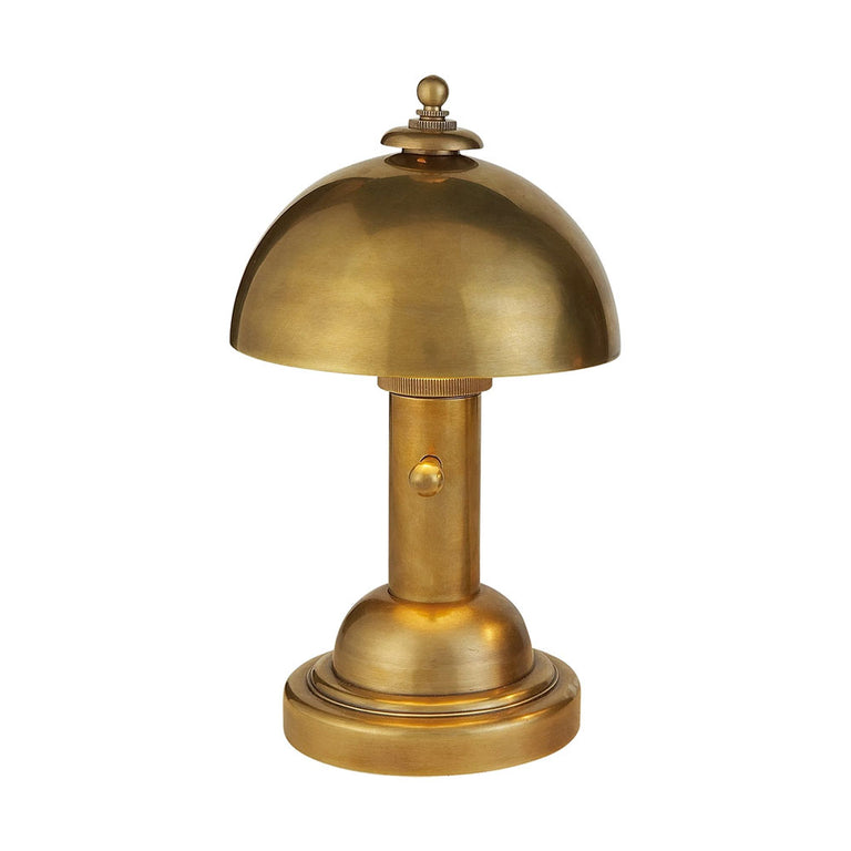 Thomas O'Brien Totie Hand-Rubbed Antique Brass Task Lamp Portable Light