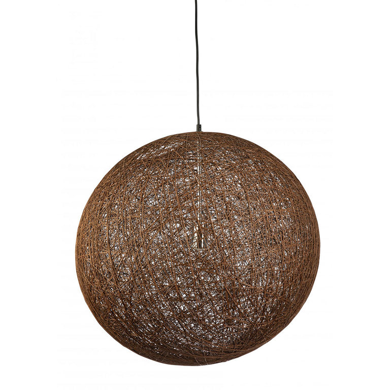 Toronto 1 Light Pendant Small Dark Brown - TORONTO-40-DBR