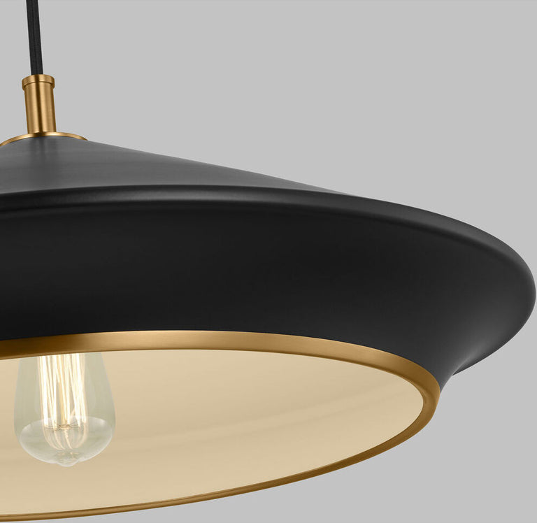 TOB by Thomas O'Brien Stanza 600mm Pendant Midnight Black