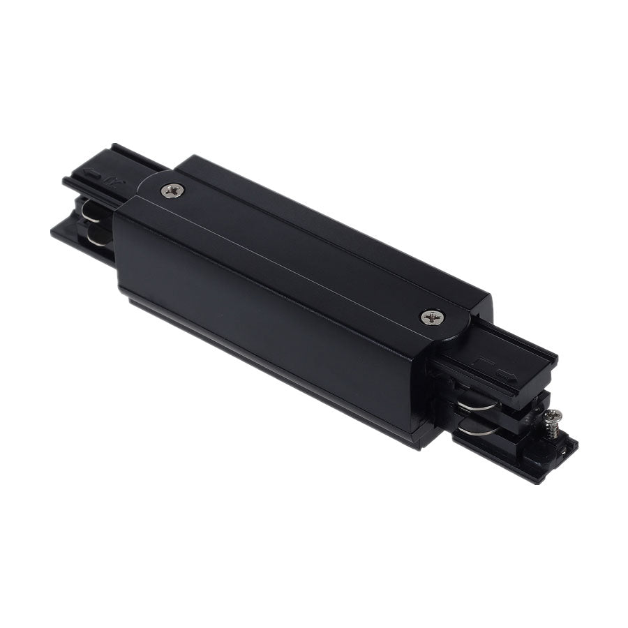 Track 3 Circuit 4 Wire Straight Connector Black - TRK3BLCON2
