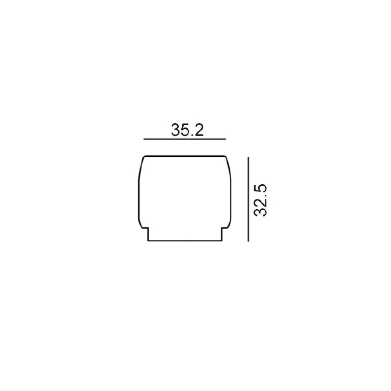 Track 3 Circuit 4 Wire End Cap Black - TRK3BLEND