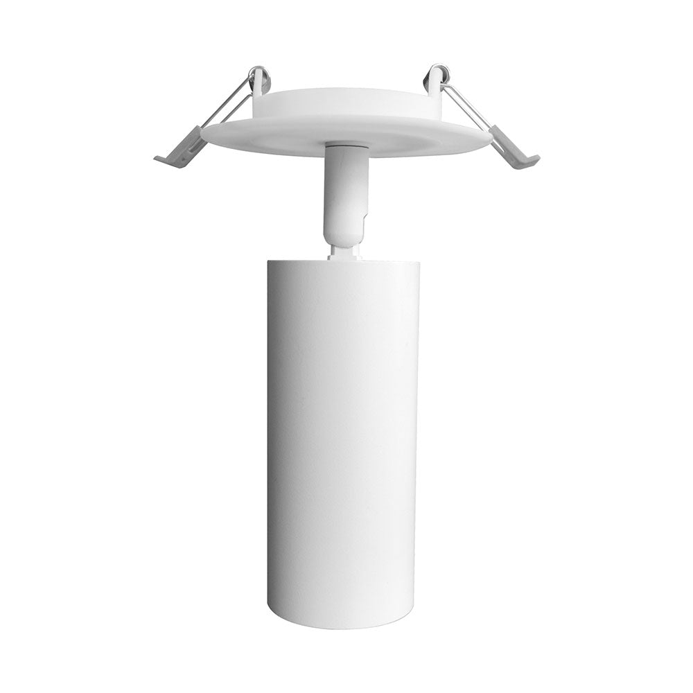 Tubo 10W LED Dimmable Recessed Tiltable & Rotatable Spotlight White / Tri-Colour - TUBO1