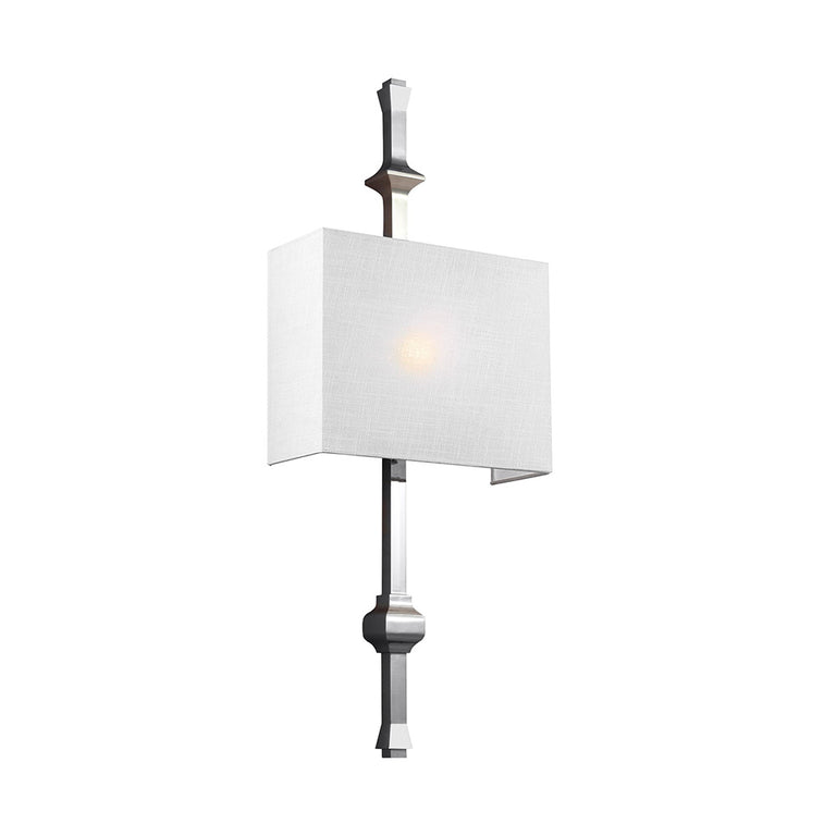 Teva 1 Light Wall Light Polished Nickel - FE-TEVA1-PN