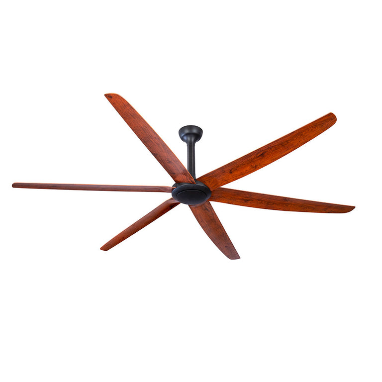 The Big Fan V2 86" DC Ceiling Fan Matt Black / Natural Oak - TBF0864