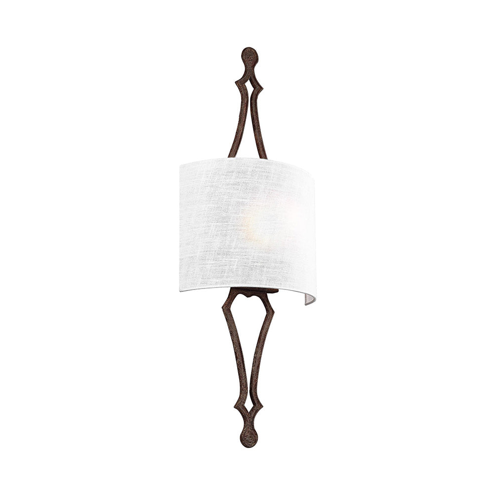 Tilling 1 Light Wall Light Weathered Iron - FE-TILLING1-WI