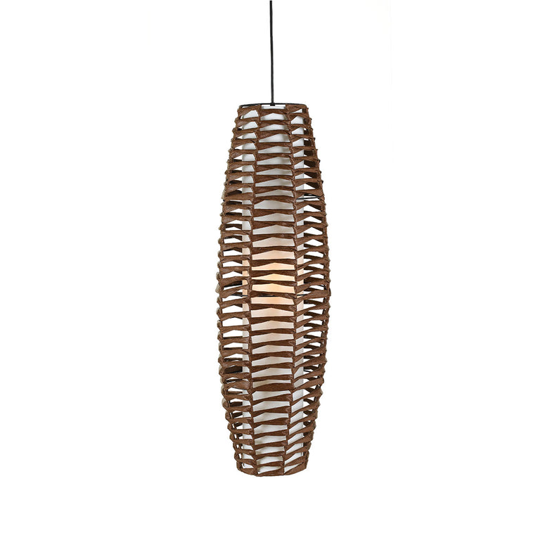 Tribe 1 Light Pendant Large Brown - Tribe PE28-BN