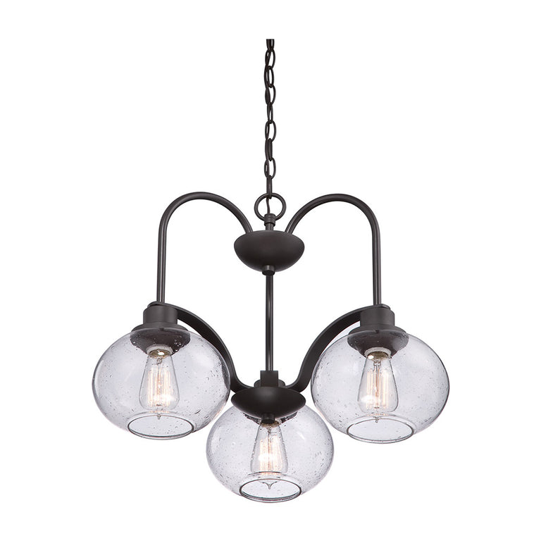 Trilogy 3 Light Chandelier Olde Bronze - QZ/TRILOGY3