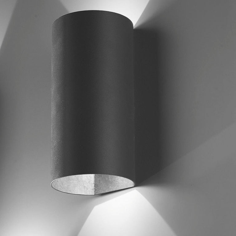 Tunnel 13.8W 240V LED Round Up/Down Wall Pillar Light Warm White - LD0162