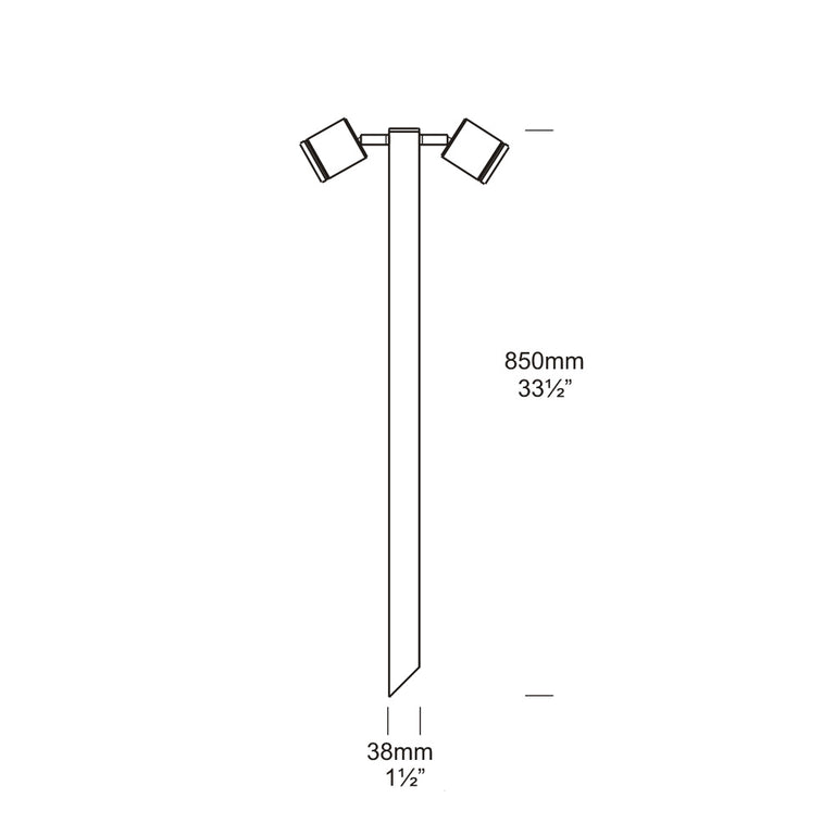 Twin Pole Lite 12V / 24V Copper - TPL/COP