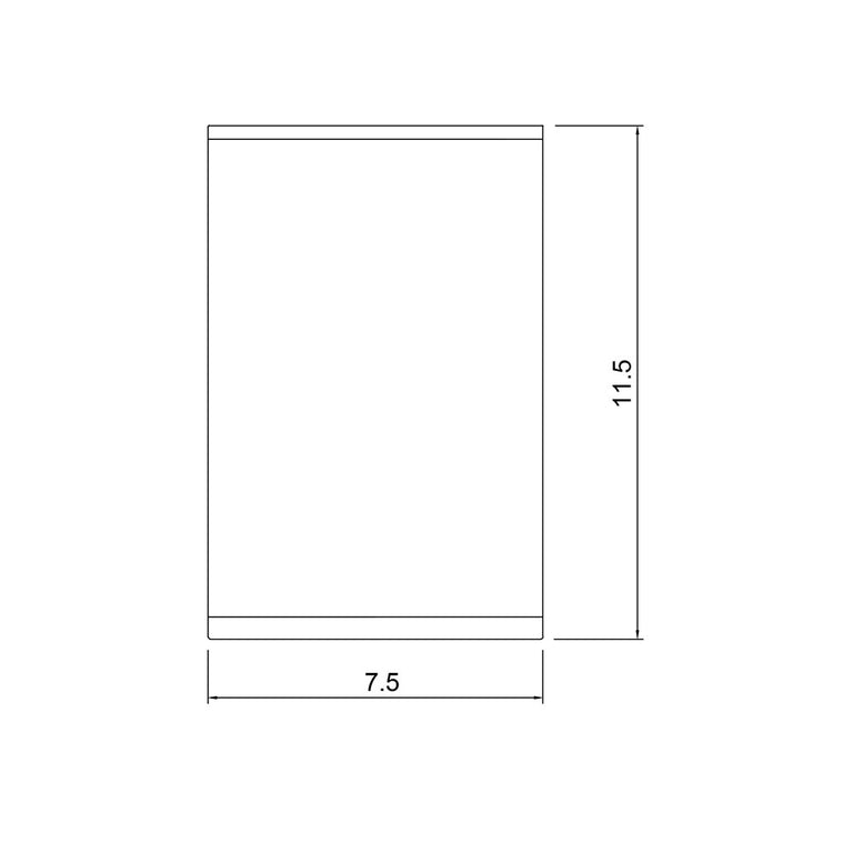 Entas 9W Surface Mounted LED Downlight White / Tri-Colour - UA4695WH