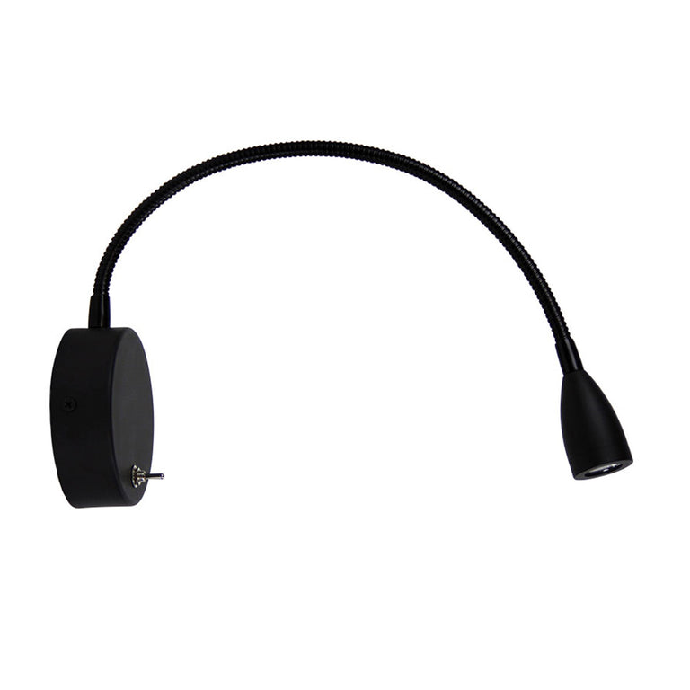 Flexi 3W LED Wall Light Matt Black  / Cool White - UA50913BK