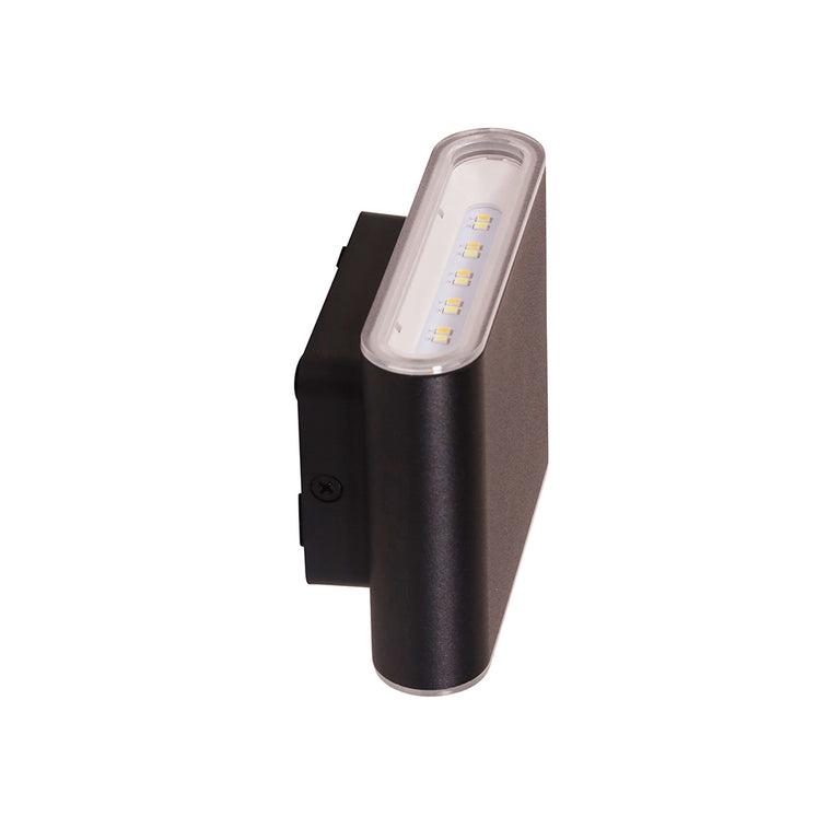 Wash 2 x 3W Up & Down LED Wall Washer Black / Tri-Colour - UA7362BK