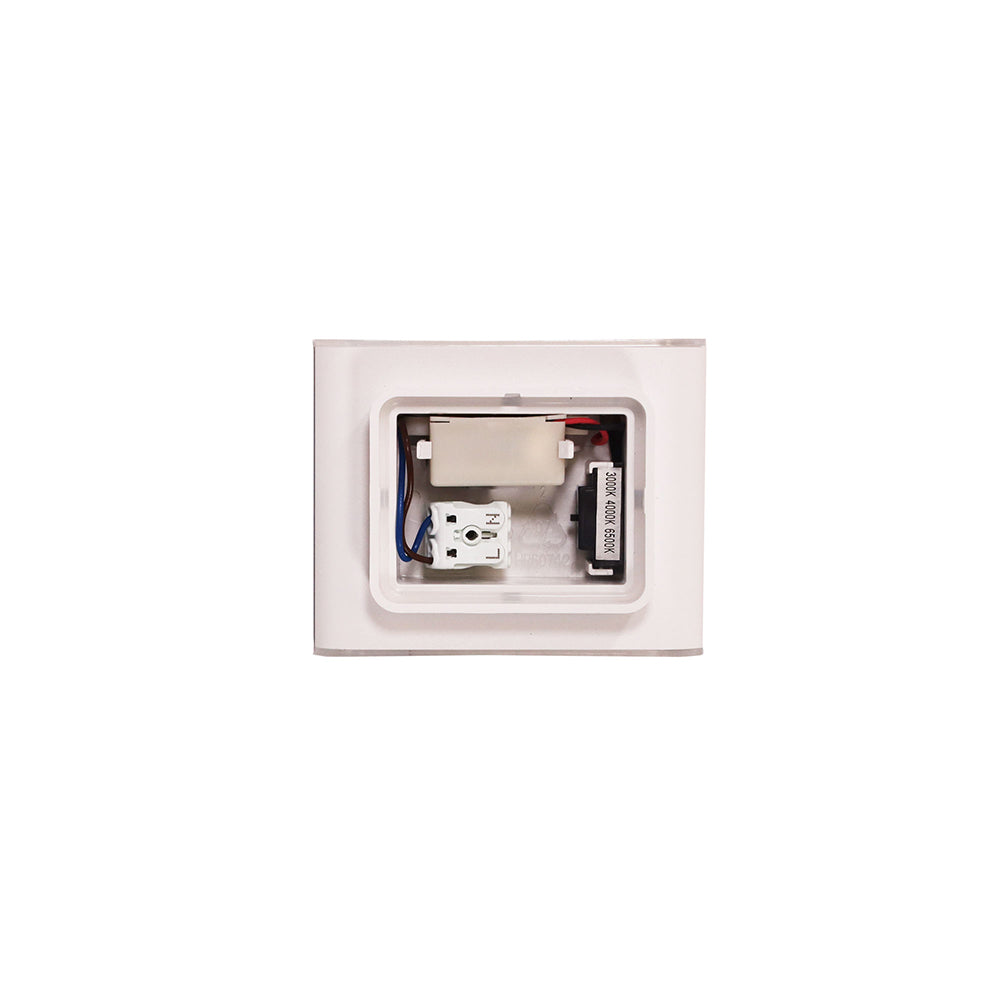 Wash 2 x 3W Up & Down LED Wall Washer White / Tri-Colour - UA7362WH