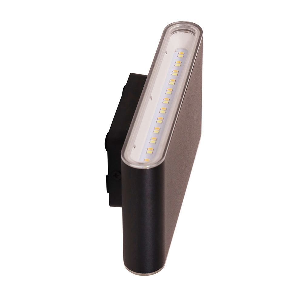 Wash 2 x 6W Up & Down LED Wall Washer Black / Tri-Colour - UA7363BK