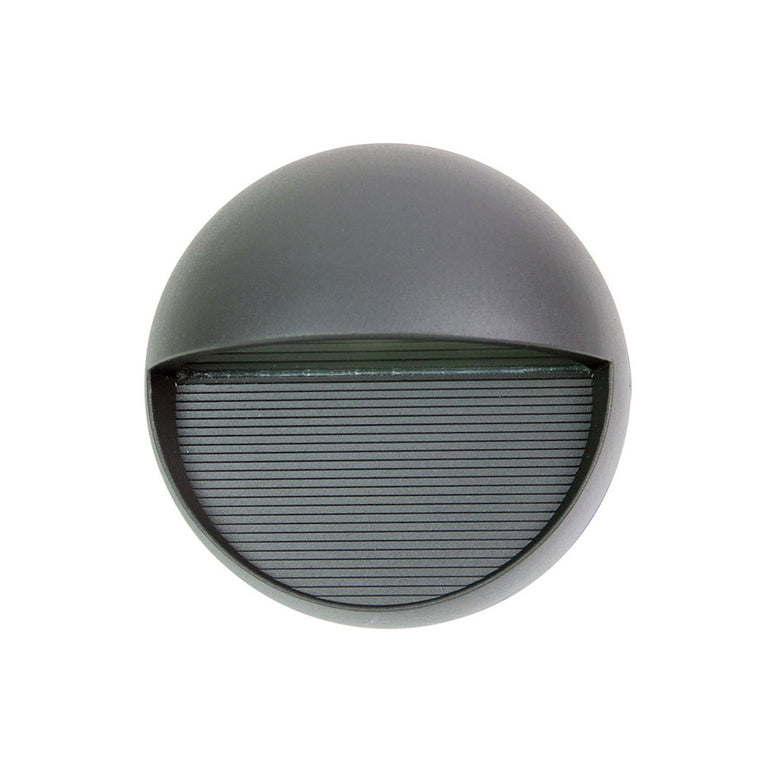 Vargo Round 6W LED Step Light Graphite / Cool White - UA7410GP