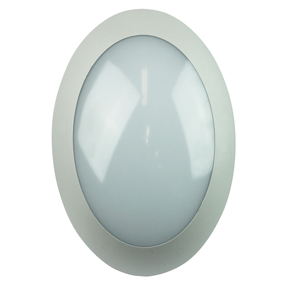 Duro.20 7W LED Double Insulated Bulkhead Grey / Cool White - UA7801GY