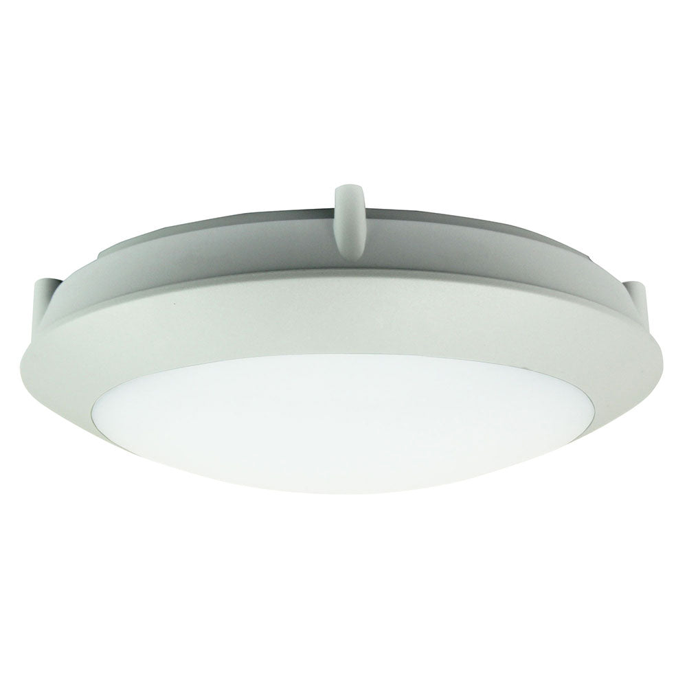 Duro.20 7W LED Double Insulated Bulkhead Grey / Cool White - UA7801GY