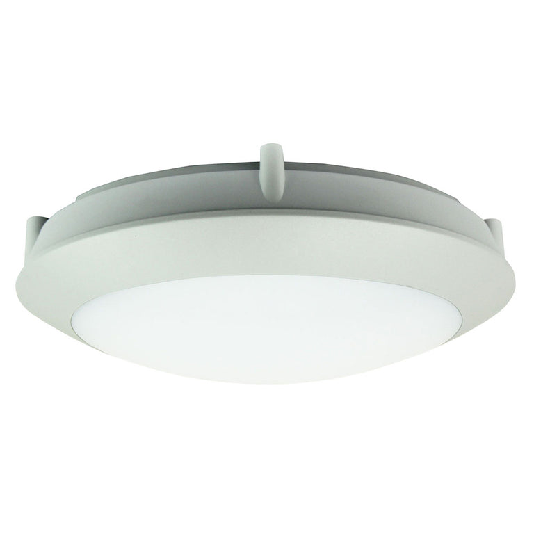 Duro.20 7W LED Double Insulated Bulkhead Grey / Cool White - UA7801GY