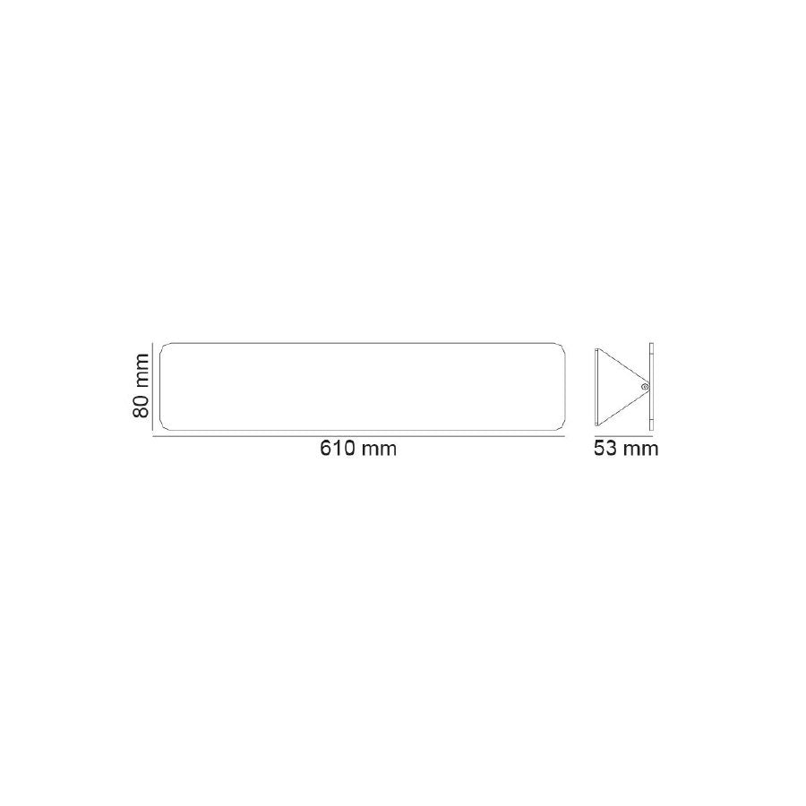 UD 12W LED Adjustable Wall Light White / Warm White - S9356/610WW/WH