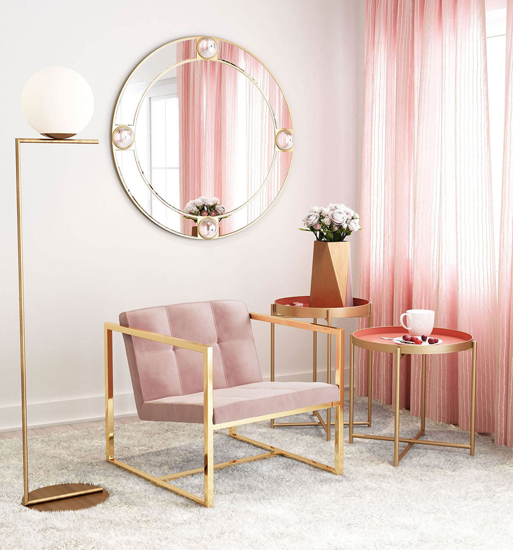 Replica IC F Floor Lamp Small Antique Brass - UFL-IC-25GLD