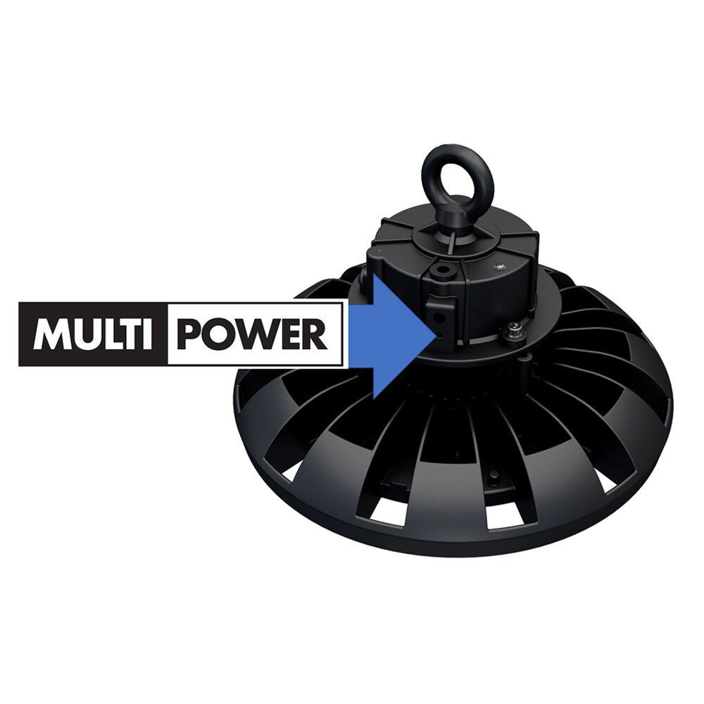 UFO 80W / 120W / 150W  LED Dimmable Highbay Black / Tri-Colour - SHB23MP150TC