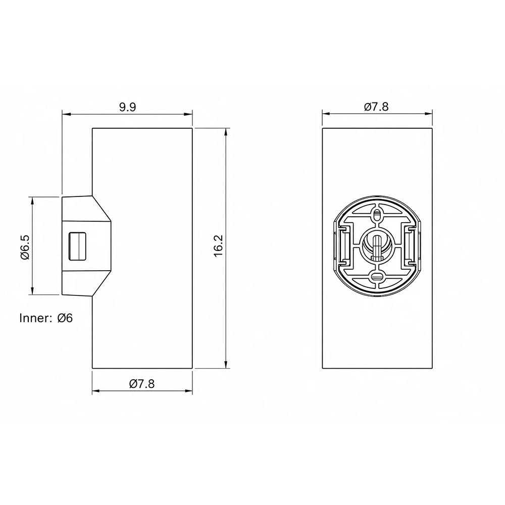 Cylo 2 x 9W CCT 240V LED Up / Down Wall Light Matt White - UOW-CYLO-WH-3CCT