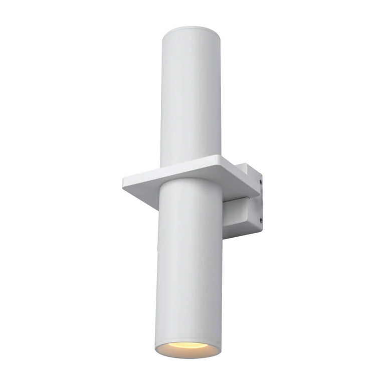 Silo 2 Light Up & Down Wall Pillar Light White - UOW-SILO WH