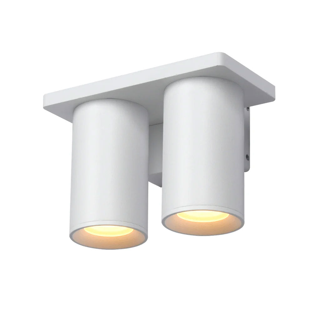 Silo 2 Light Down Wall Pillar Light White - UOW-SILO2-DN  WH