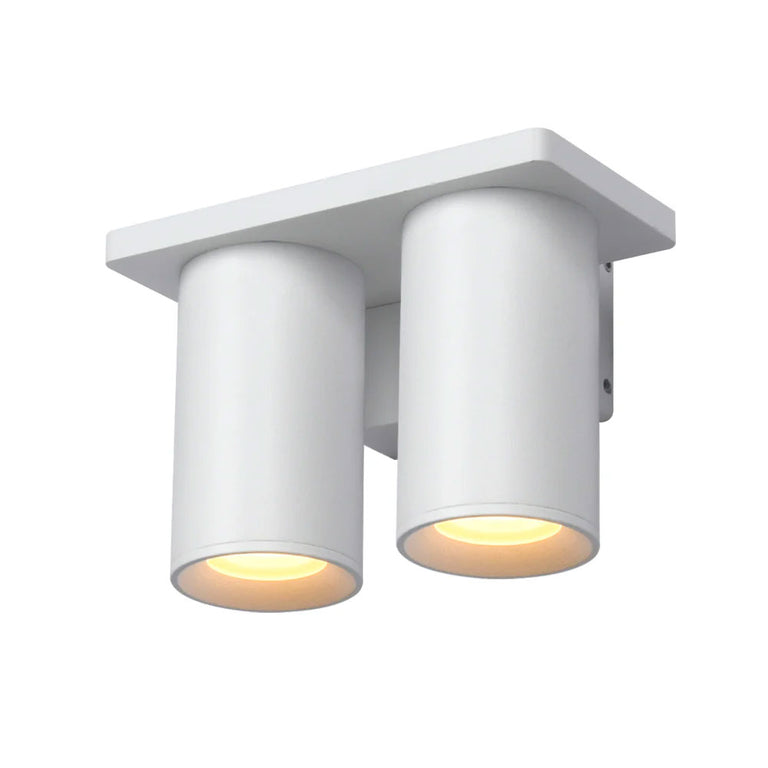 Silo 2 Light Down Wall Pillar Light White - UOW-SILO2-DN  WH