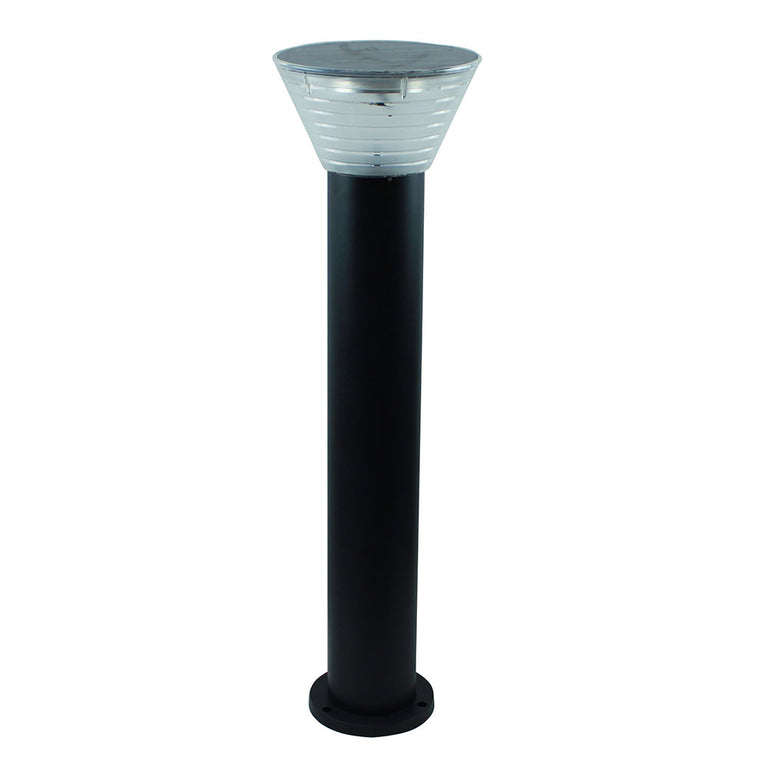 Helios 4W Solar Bollard With Remote Control Black / Tri-Colour – UOW-SOLIS