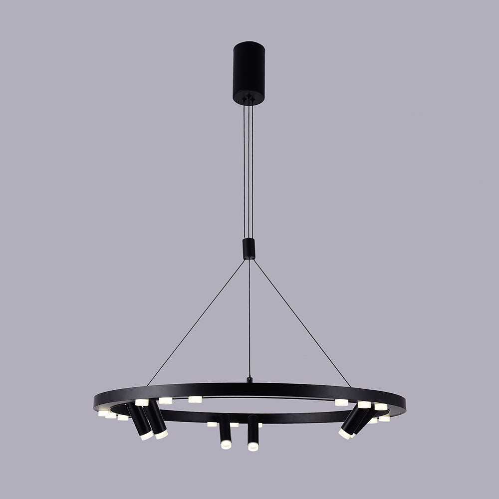 Orio 63W LED Dimmable Pendant Matt Black / Warm White - UP-ORIO-BLK