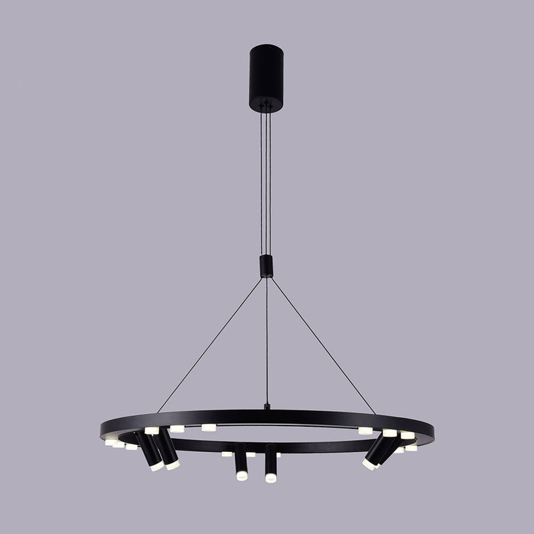 Orio 63W LED Dimmable Pendant Matt Black / Warm White - UP-ORIO-BLK