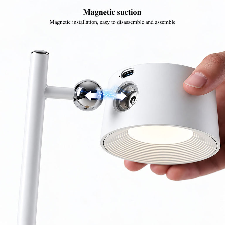 Versana Wireless 3.5W LED CCT Table Lamp & Wall Light White - UTL-VERSANA-WH