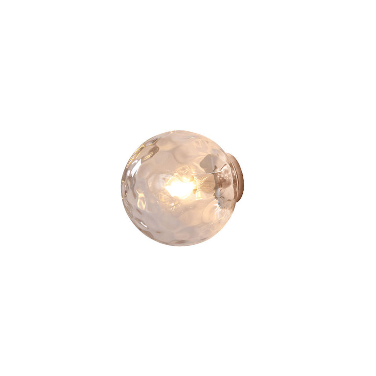 Ava Hammer Wall Light Satin Brass / Smoke IP44 - UWL-AVA-HAM-SB-SMOKE