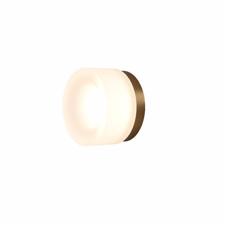 Cirque 7W LED Wall Light Satin Brass / Tri-Colour IP65 - UWL-CIRQUE-SB-3CCT