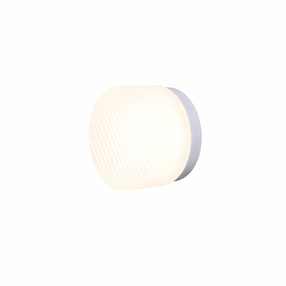 Ripple 7W LED Wall Light White / Tri-Colour IP65 - UWL-RIPPLE-WH-3CCT