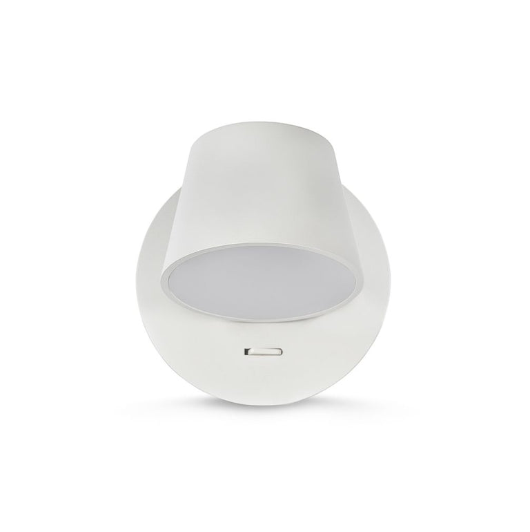 Yarra 1 Light 7.4W LED Wall Light Matt White / Warm White - UWLYARRA1WH-WW
